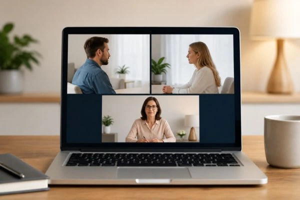 Image of online shuttle mediation Cinderford